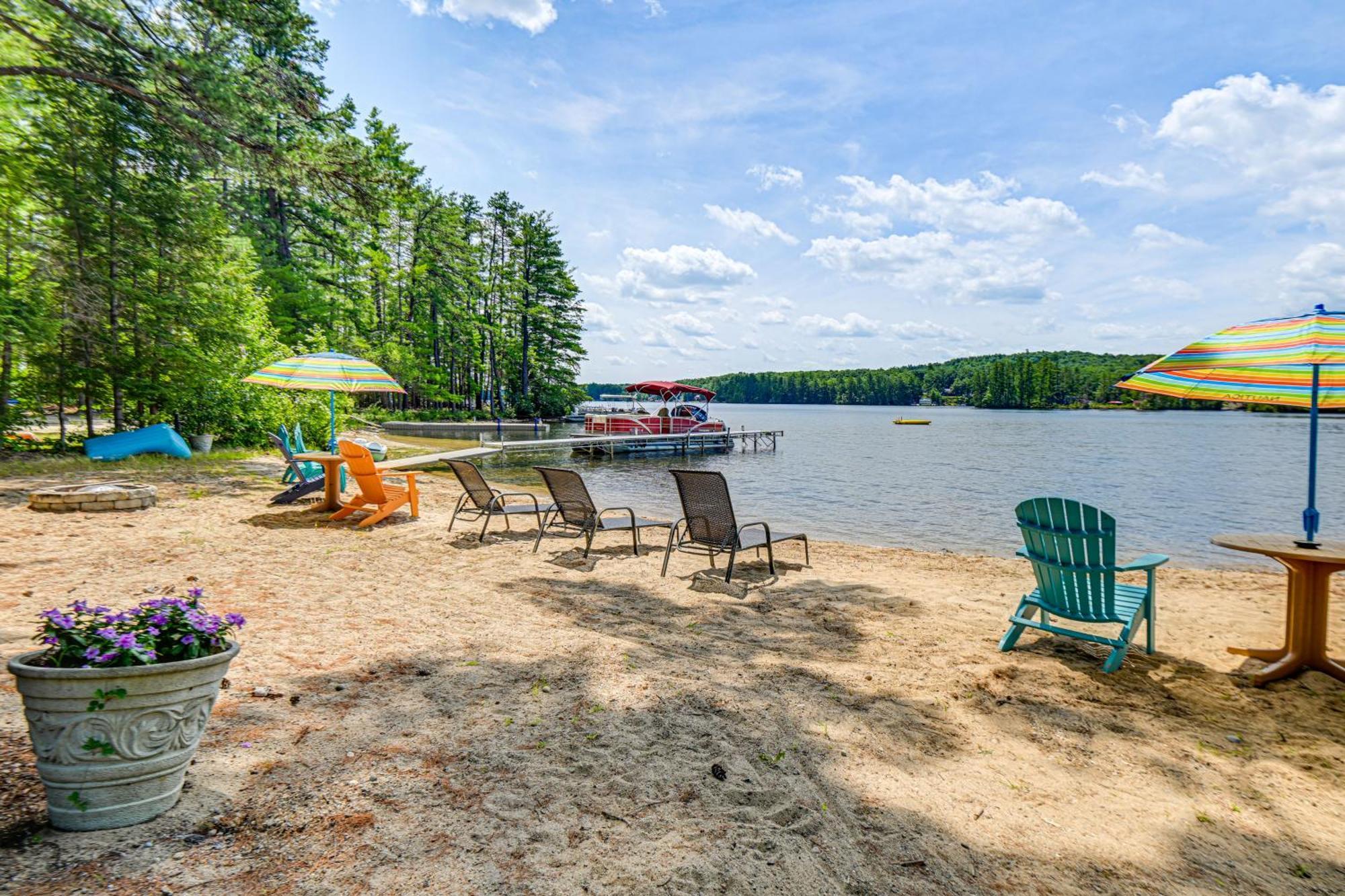 Square Pond Vacation Rental With Boat Dock And View! Acton Extérieur photo